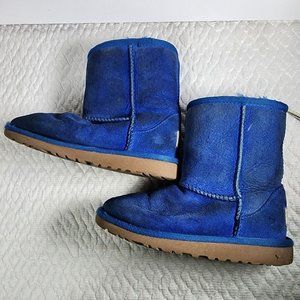 Ugg Classic Royal Blue  Girls Serein Boots Brand New Size 11